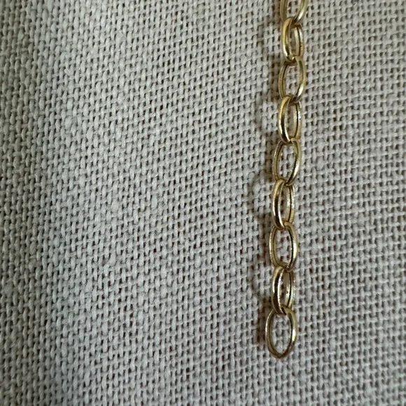 14K GOLD OVAL CHAIN CONNECTOR NECKLACE - does not include infinity connector - Picture 7 of 7